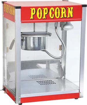 Commercial Popcorn Machine PNG Image