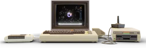 Commodore64 Classic Setup PNG Image