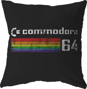 Commodore64 Logo Pillow PNG Image