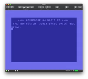 Commodore64 Startup Screen PNG Image