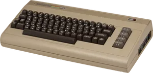 Commodore64 Vintage Computer PNG Image