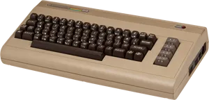 Commodore64 Vintage Computer PNG Image