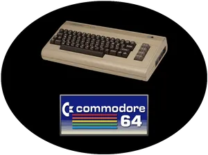 Commodore64 Vintage Computer PNG Image