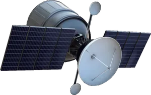 Communications Satellite Isolated PNG Image