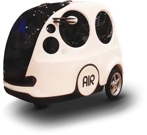 Compact Autonomous Vehicle Concept PNG Image