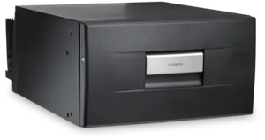 Compact Black Box Device PNG Image