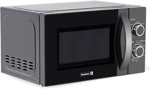 Compact Countertop Microwave Oven PNG Image