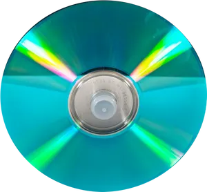 Compact Disc Rainbow Reflection PNG Image