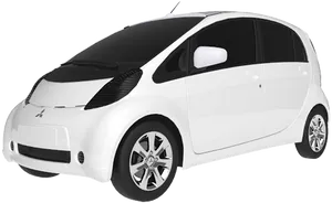 Compact_ Electric_ Car_3 D_ Render PNG Image