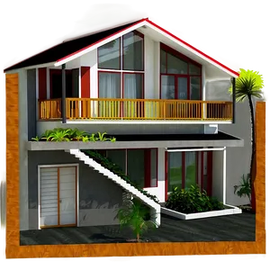 Compact Modern House Plans Png Cse PNG Image