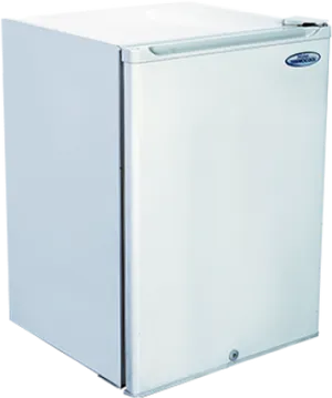 Compact Single Door Refrigerator White PNG Image