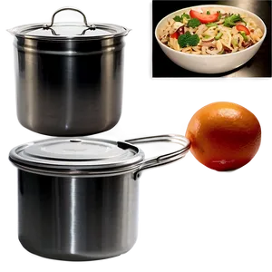 Compact Travel Cooking Pot Png 06122024 PNG Image