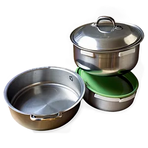 Compact Travel Cooking Pot Png Jfu81 PNG Image