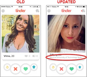 Comparisonof Dating App Profiles PNG Image