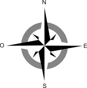 Compass Rose Graphic Design PNG Image