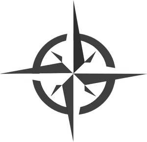 Compass Star Graphic PNG Image