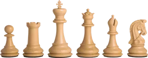 Complete Set White Chess Pieces PNG Image