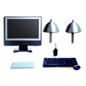 Computer And Accessories Mockup Png Aml19 PNG Image