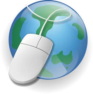 Computer Mouse Global Interaction Icon PNG Image