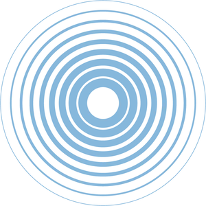 Concentric Sound Waves Illustration PNG Image