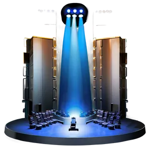 Concert Stage Spotlight Png Ljt PNG Image