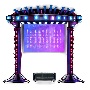 Concert Stage With Screens Png 19 PNG Image