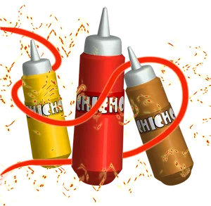 Condiment Bottles No Sign PNG Image