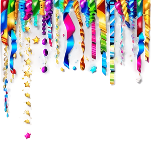 Confetti And Streamers Png Fmo85 PNG Image