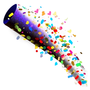 Confetti Cannon Celebration Png Xsy PNG Image