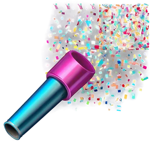 Confetti Cannon Festive Joy Png Hwv PNG Image