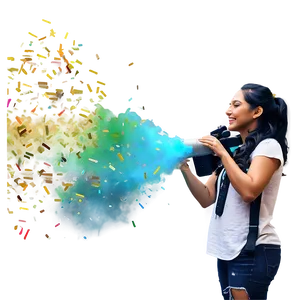 Confetti Cannon Moment Png Sxh69 PNG Image