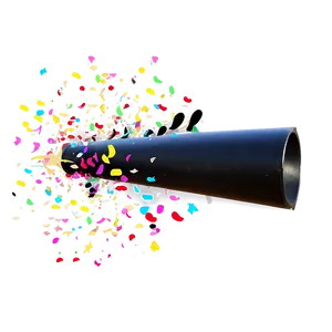 Confetti Cannon Spectacular Png Bum PNG Image