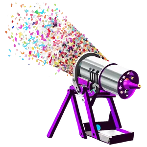 Confetti Cannon Spectacular Png Srh PNG Image