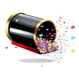 Confetti Cannon Surprise Party Png 13 PNG Image