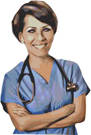 Confident Healthcare Professional.png PNG Image