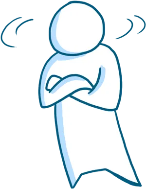 Confident Leader Cartoon PNG