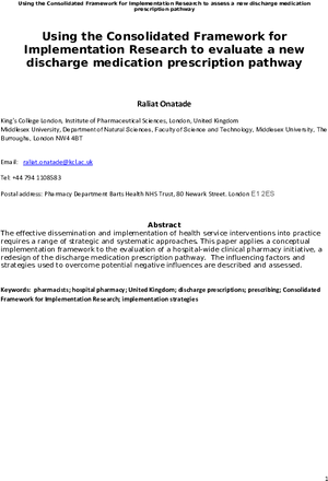 Consolidated Framework Research Poster PNG