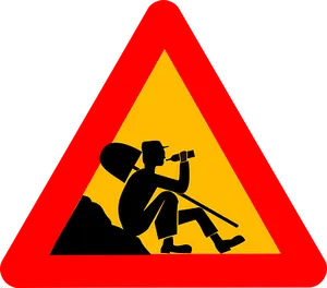 Construction Site Surveyor Sign PNG Image