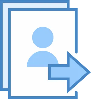 Contact Transfer Icon PNG Image