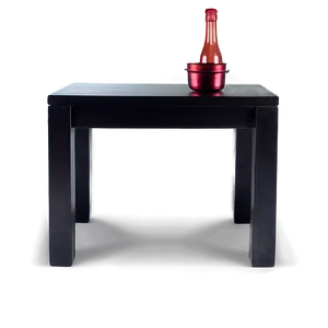 Contemporary Black Table Png 06262024 PNG Image