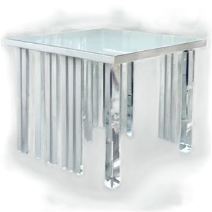 Contemporary White Table Png 06122024 PNG Image