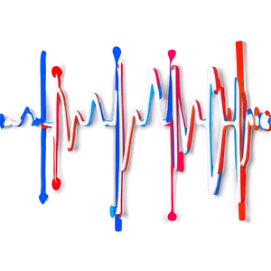 Continuous Heartbeat Line Png Etf16 PNG Image