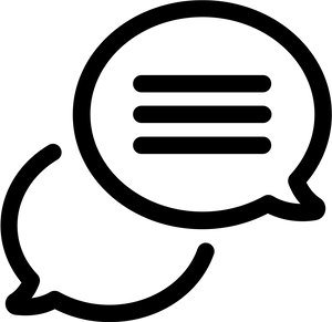 Conversation Bubbles Icon PNG