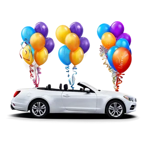 Convertible Car Celebration Png Rnb PNG Image