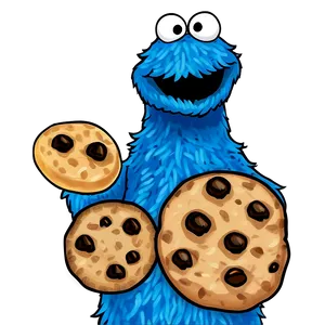 Cookie Monster Cartoon Png Hel16 PNG Image