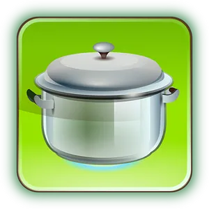 Cooking Pot Icon PNG Image