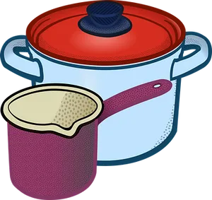 Cookware Cartoon Illustration PNG Image