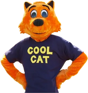 Cool Cat Costume Character PNG Image