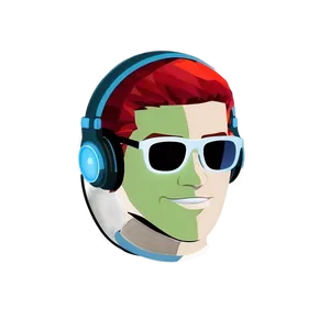 Cool Guy Gamer Avatar Png Wci2 PNG Image