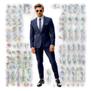 Cool Guy In Suit Png Dqk55 PNG Image